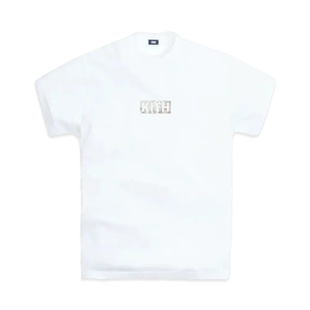Kith Mauve Tile Classic Logo Tee "White"