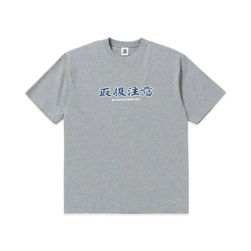 BlackEyePatch HANDLE WITH CARE TEE "H.Gray"