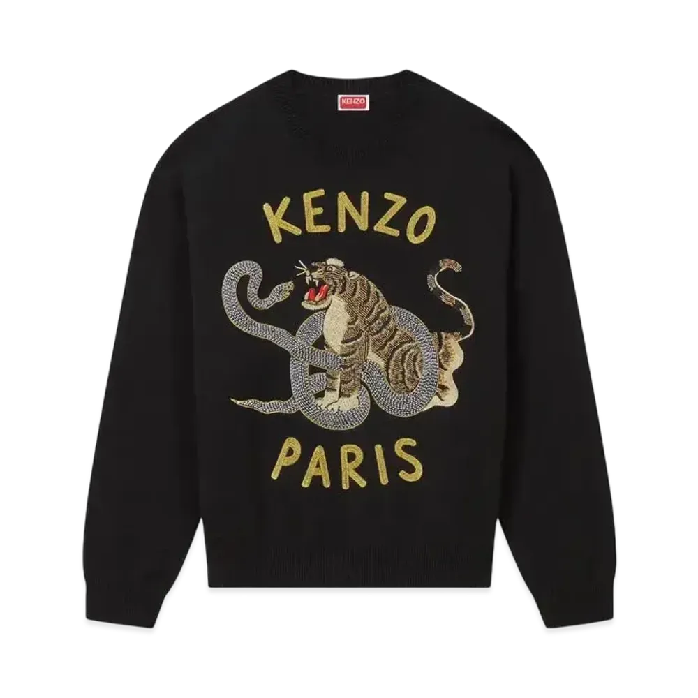 KENZO 'Lunar New Year' Embroidery Jumper Unisex "Black"