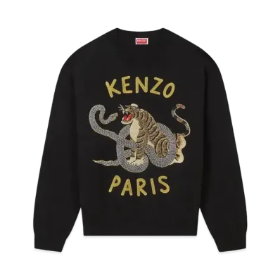 KENZO 'Lunar New Year' Embroidery Jumper Unisex "Black"