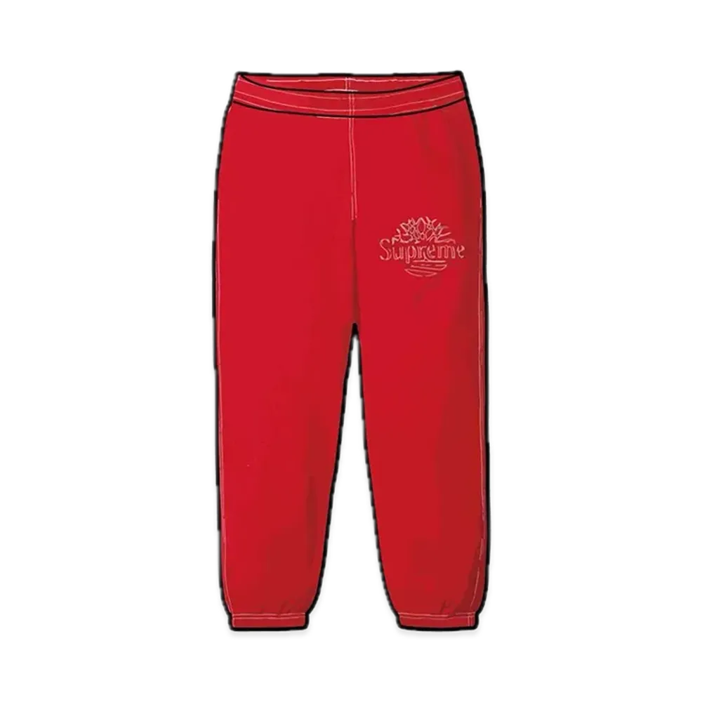 Supreme x Timberland Sweatpant "Red"