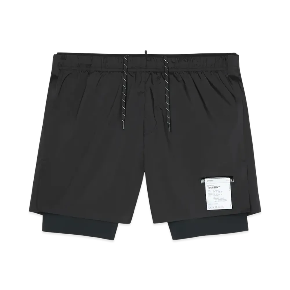 SATISFY TechSilk 8inch Shorts "Black"
