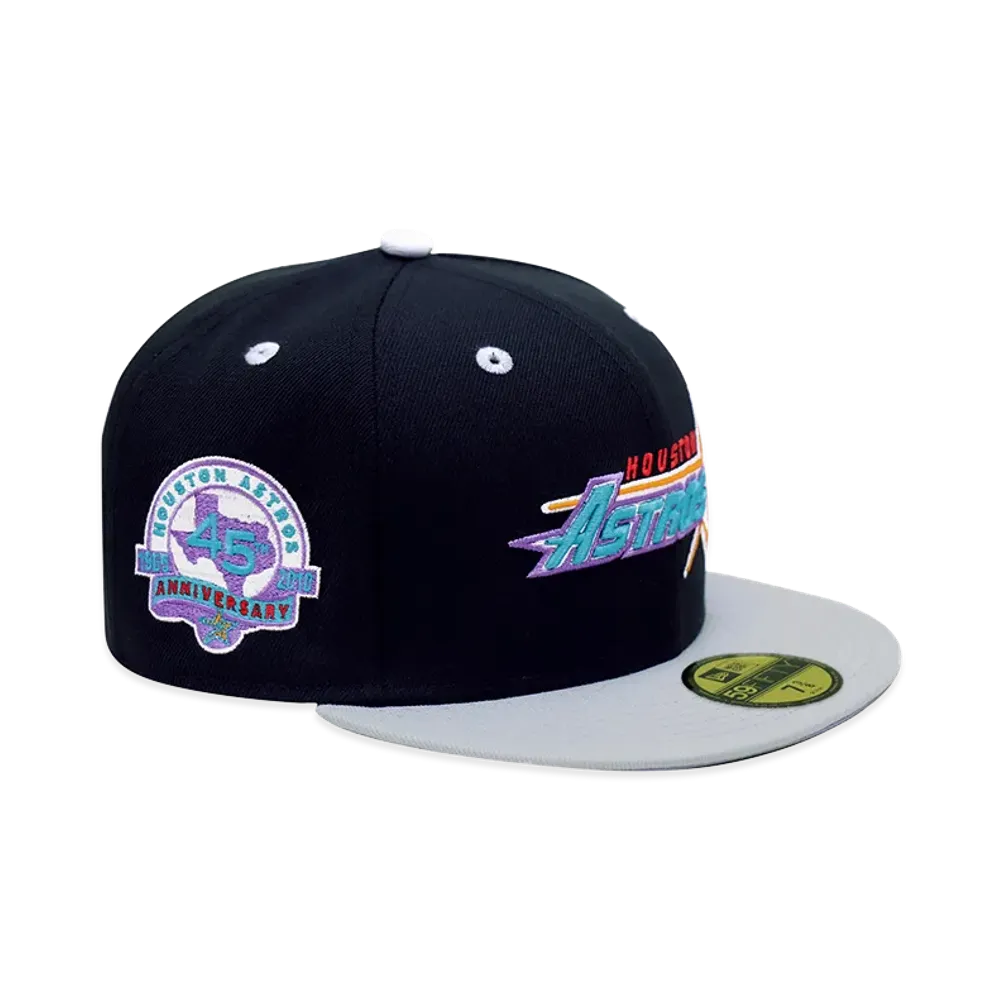NEW ERA x THE CAP THE CAP 59Fifty Vivid Code Houston Astros "Black/Gray"
