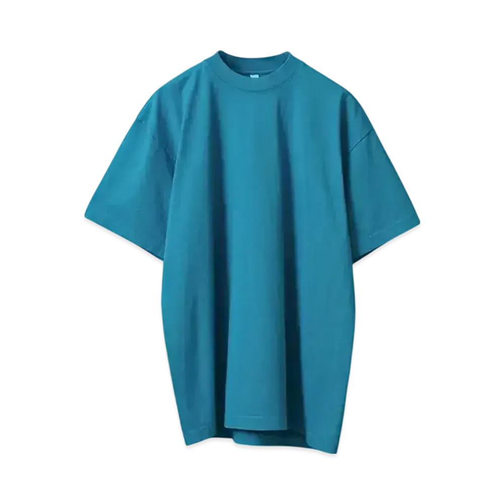 Los Angeles Apparel 6.5oz Garment Dye Crew Veck T-shirt "Dark Teal"