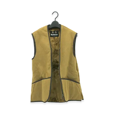 Barbour Warm Pile Waistcoat Zip-In Liner "Brown"