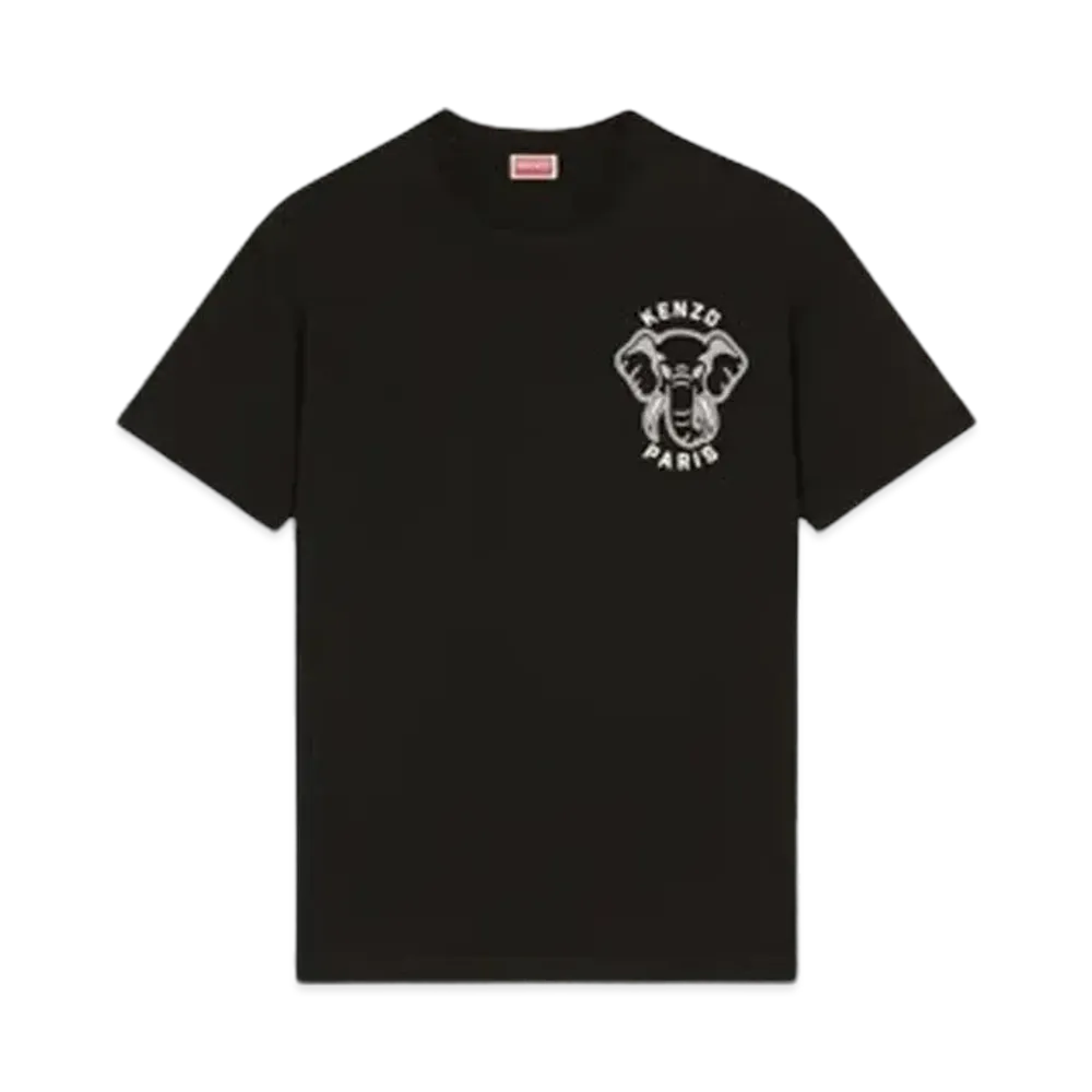KENZO 'VARSITY JUNGLE' Elephant T-shirt Men's "Black"