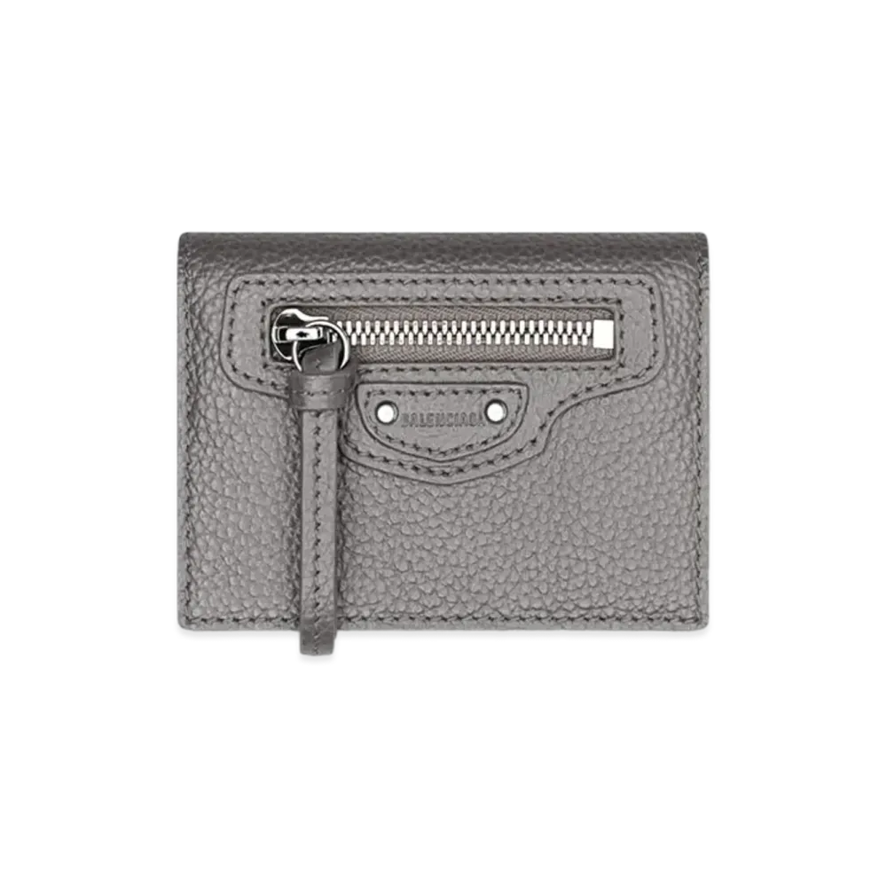 BALENCIAGA Women's Neo Classic Mini Wallet Dark "Darkgrey"