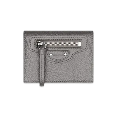 BALENCIAGA Women's Neo Classic Mini Wallet Dark "Darkgrey"