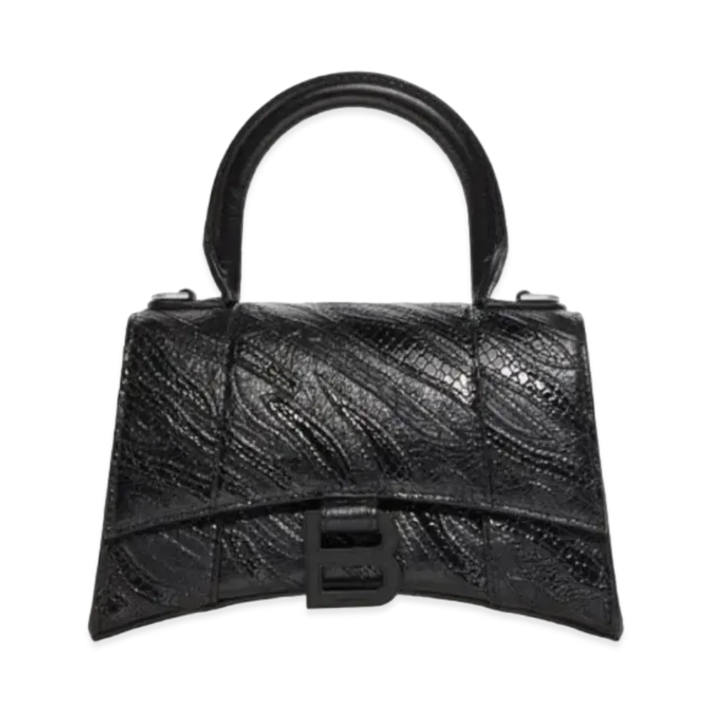 BALENCIAGA Year Of The Tiger Hourglass XS Handbag "Black"