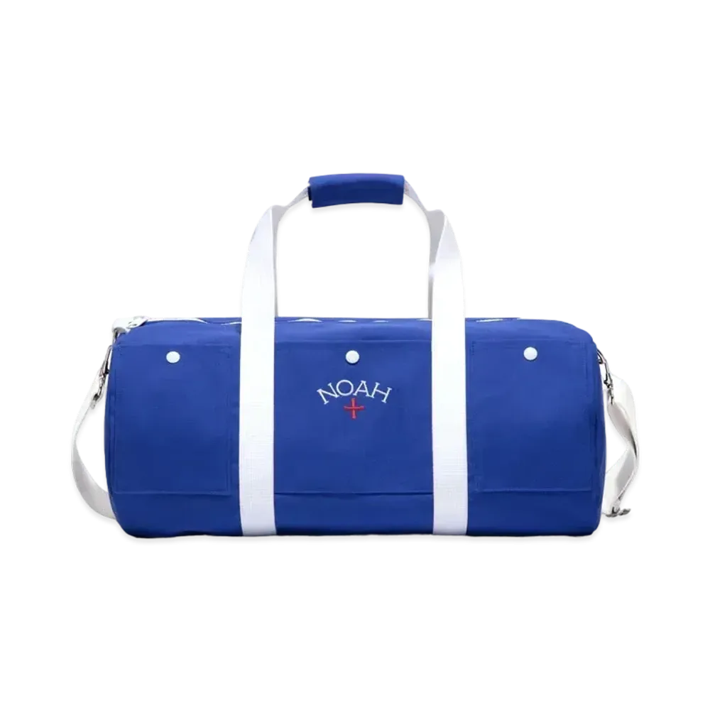 Noah Canvas Double Pocket Duffel "Blue"
