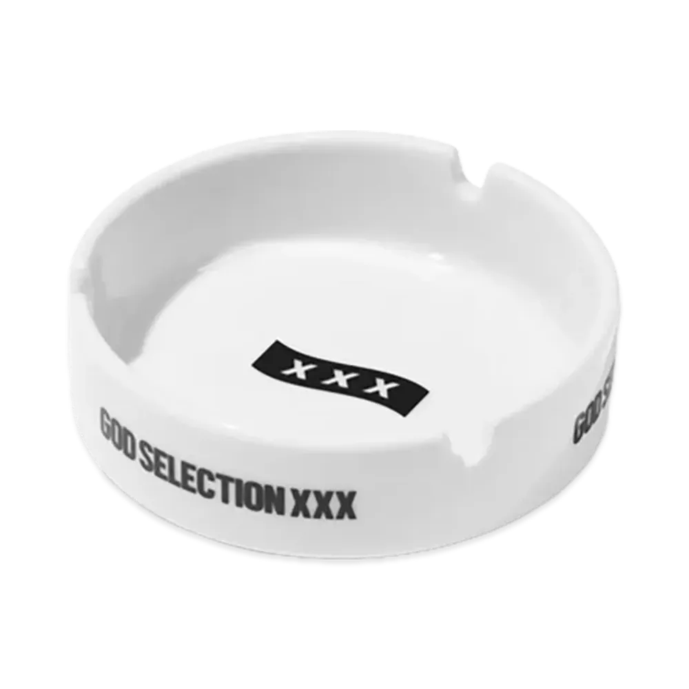 GOD SELECTION XXX Box Logo Ceramic Ashtray GX-S26-GD-03 "White"