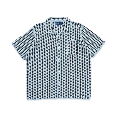 BoTT Cotton Crochet S/S Shirt "Blue"