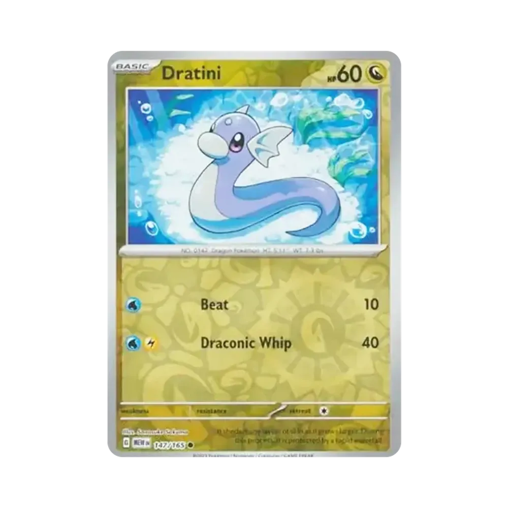 ミニリュウ C :リバースホロ [MEW EN 147/165]【英語版】(スカーレット&バイオレット「151」)