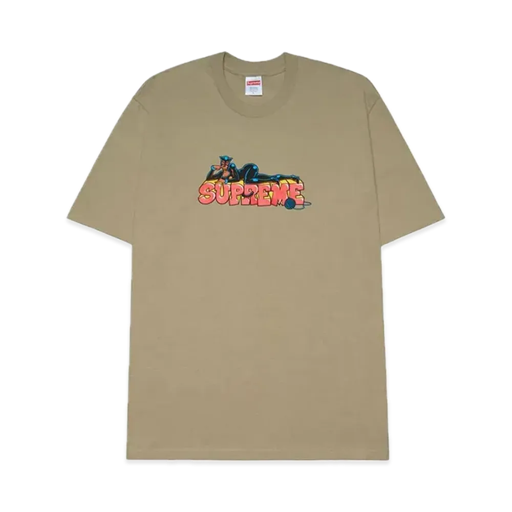 Supreme Catwoman Tee "Stone"