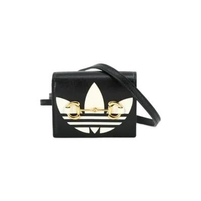 adidas x GUCCI Horsebit Card Case "Black"