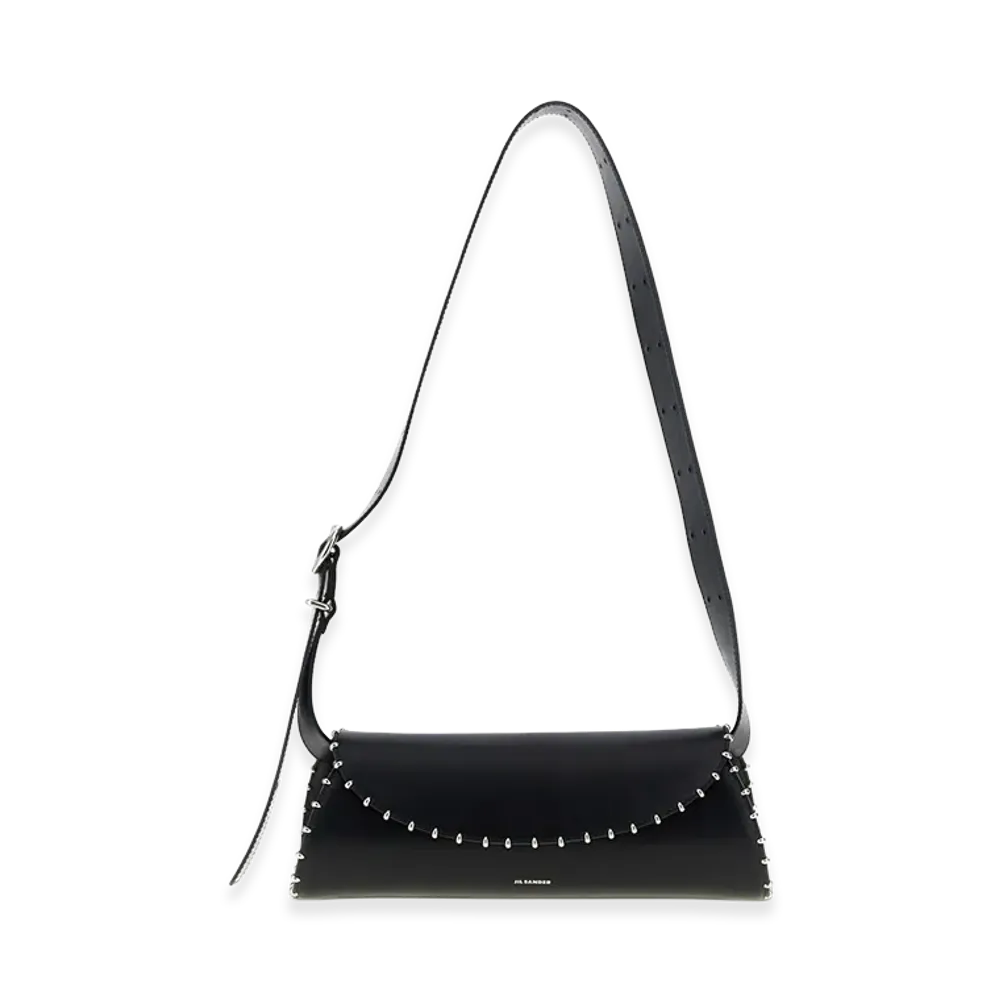 Jil Sander Women's 'cannolo' Small Shoulder Bag "Black"