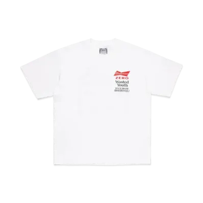 Wasted Youth x Budweiser Budweiser Zero T-shirt "White" / VERDY