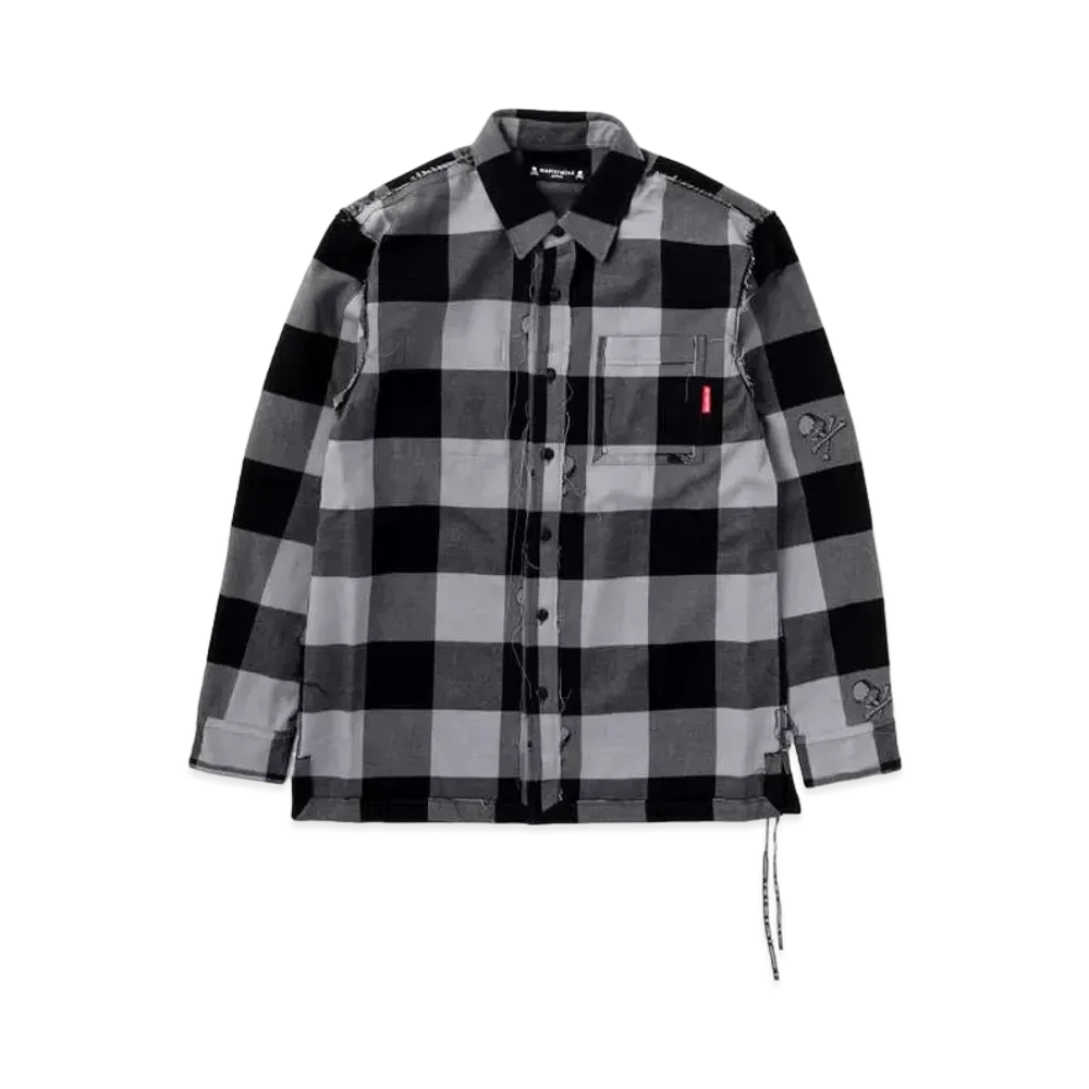 mastermind JAPAN Reversible FlanneLShirt "Gray"
