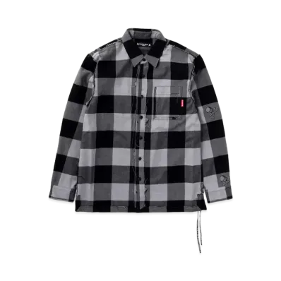 mastermind JAPAN Reversible FlanneLShirt "Gray"