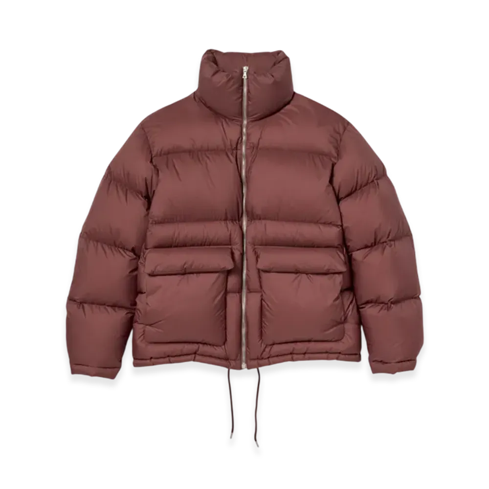 AURALEE Super Light Nylon Ripstop Down Blouson "Burgundy"