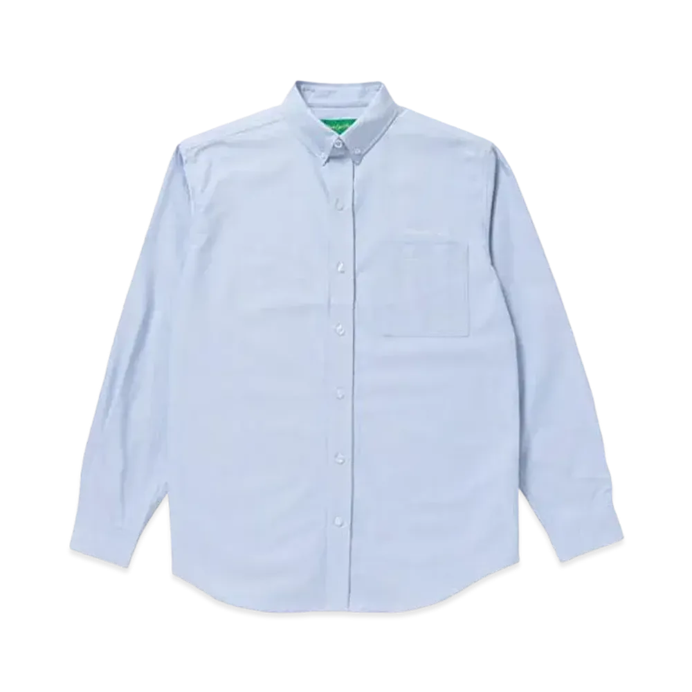 BlackEyePatch ROYAL SCRIPT OXFORD SHIRT "Light Blue"