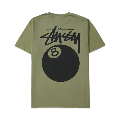 Stussy 8 Ball Tee Pigment Dyed "Olive"