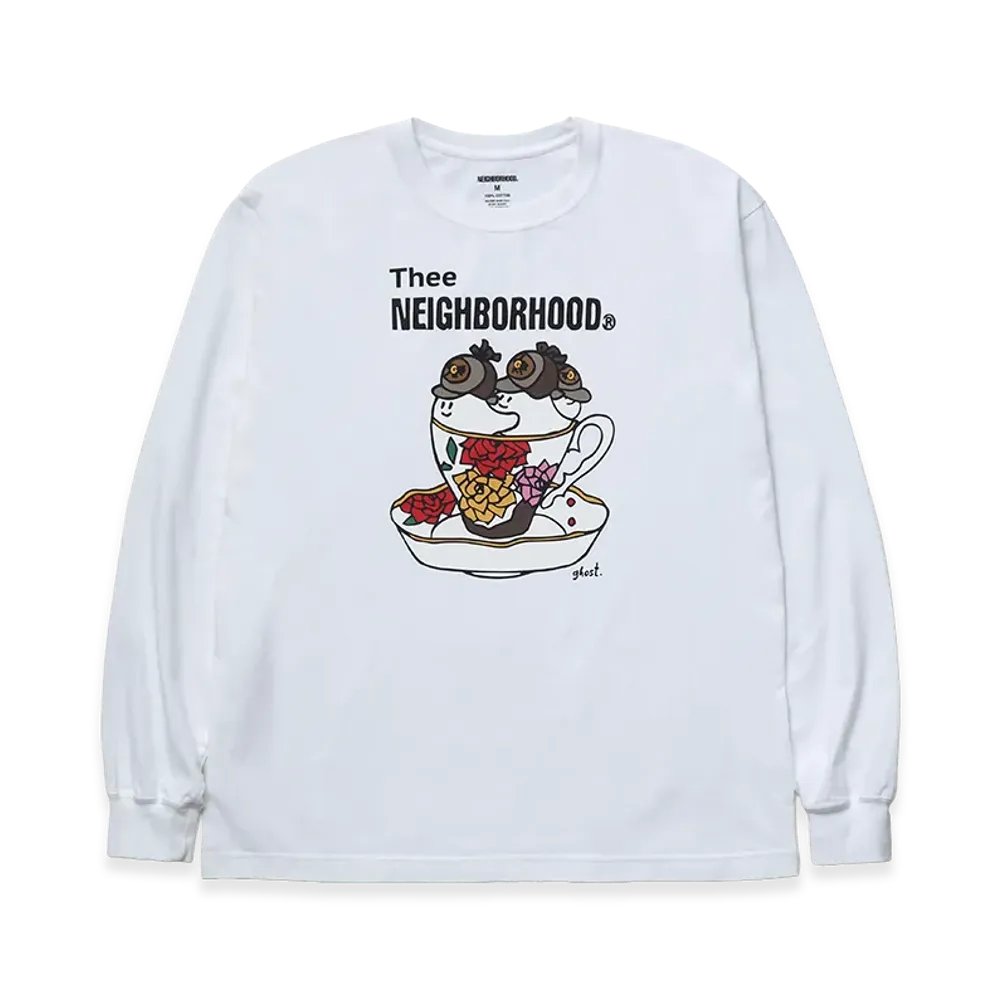 NEIGHBORHOOD NH . Tee LS-7 "White"