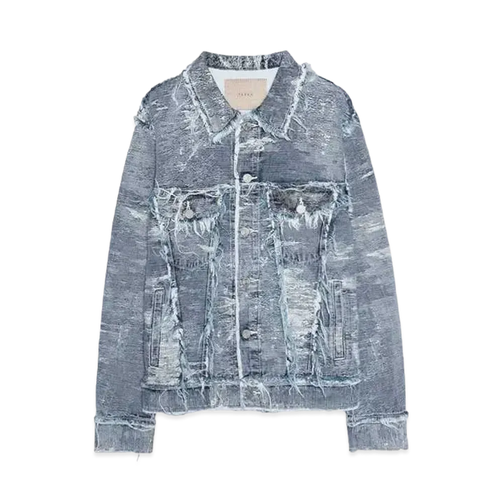 TAAKK 3RD TYPE denim JACKET "INDIGO CHEMICAL"