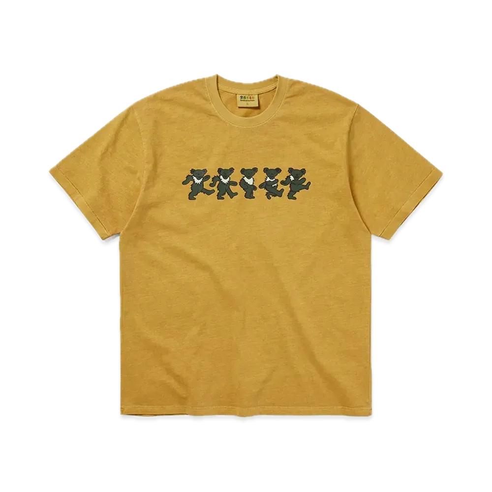 thisisneverthat x Grateful Dead Dancing Bears Tee "Light Yellow"