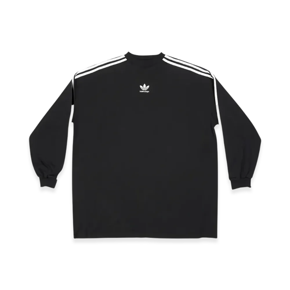 BALENCIAGA x adidas Oversized Long Sleeve T-Shirt "Black"