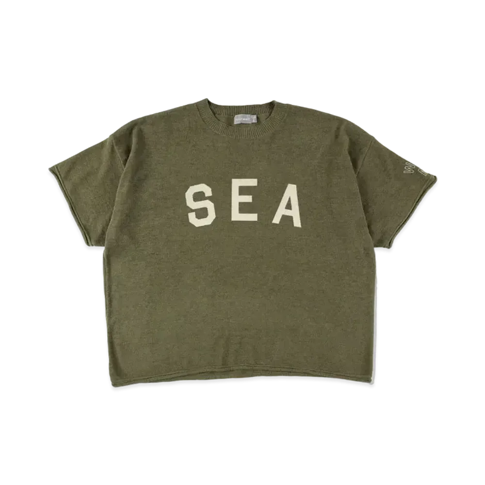 WIND AND SEA x nestwell S-E-A M/S Cut-Sewn "Moss Green"