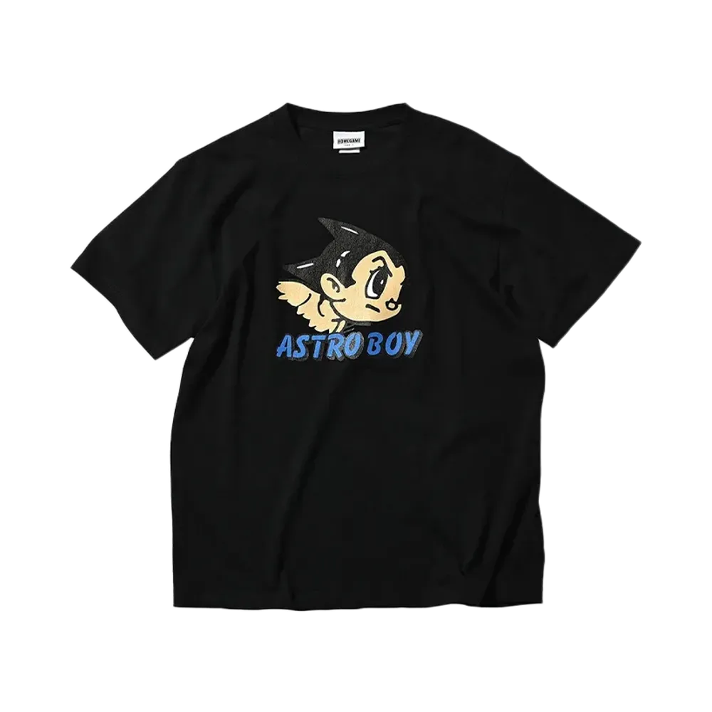 ATOM x HOME GAME HEAD LOGO TEE "BLACK"