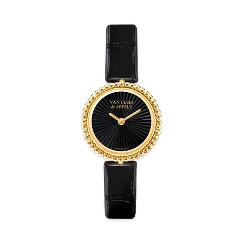 Van Cleef & Arpels Perlee watch 23mm "18K Yellow gold/Onyx"
