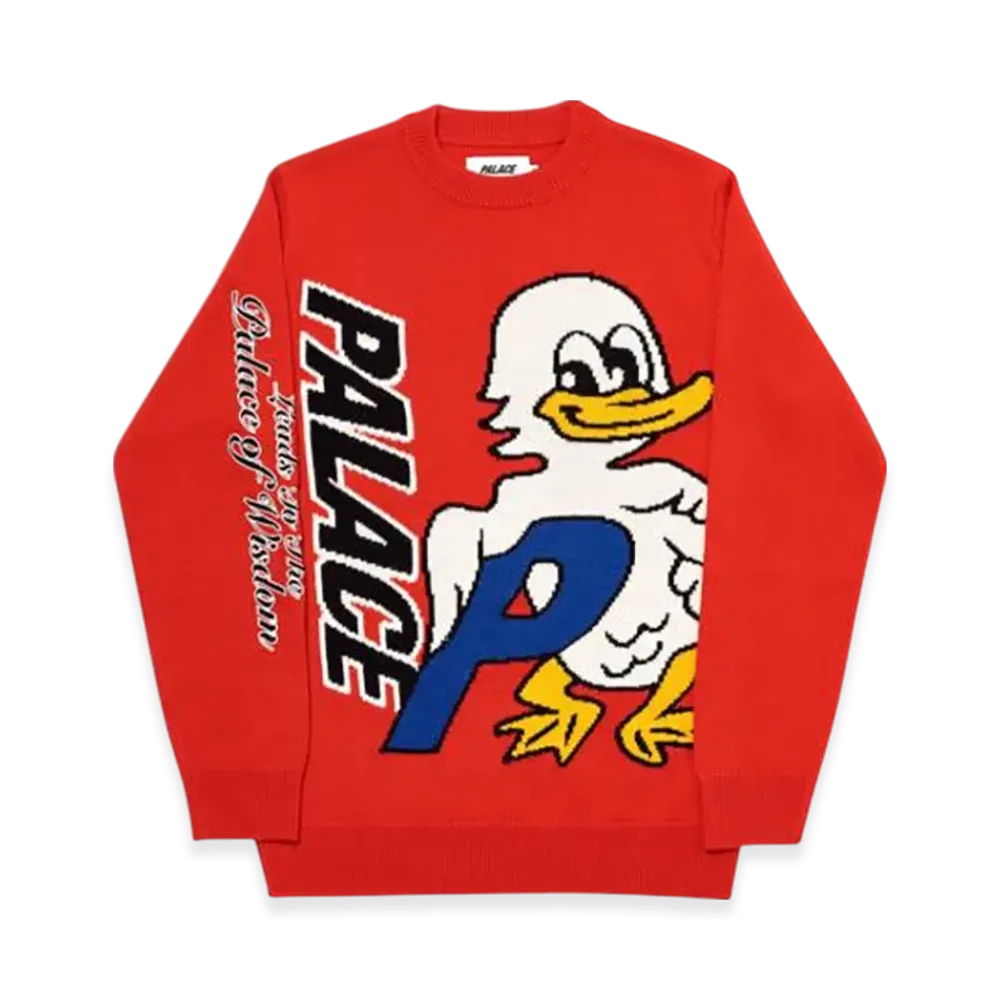 PALACE Duck Out Knit "Red"