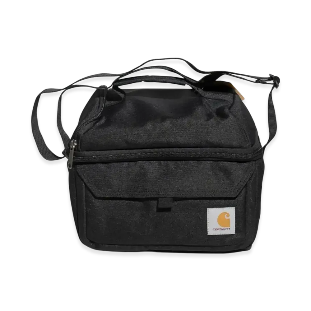 Carhartt WIP Insulated 12 Can 2 Compartment Lunch Cooler "Black"
