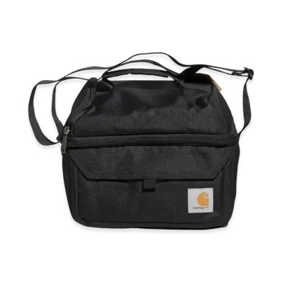 Carhartt WIP Insulated 12 Can 2 Compartment Lunch Cooler "Black"