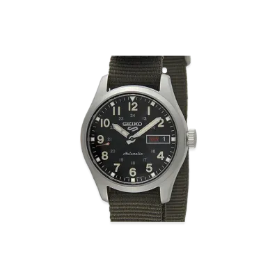 SEIKO Sports Five Green Flieger "Black"
