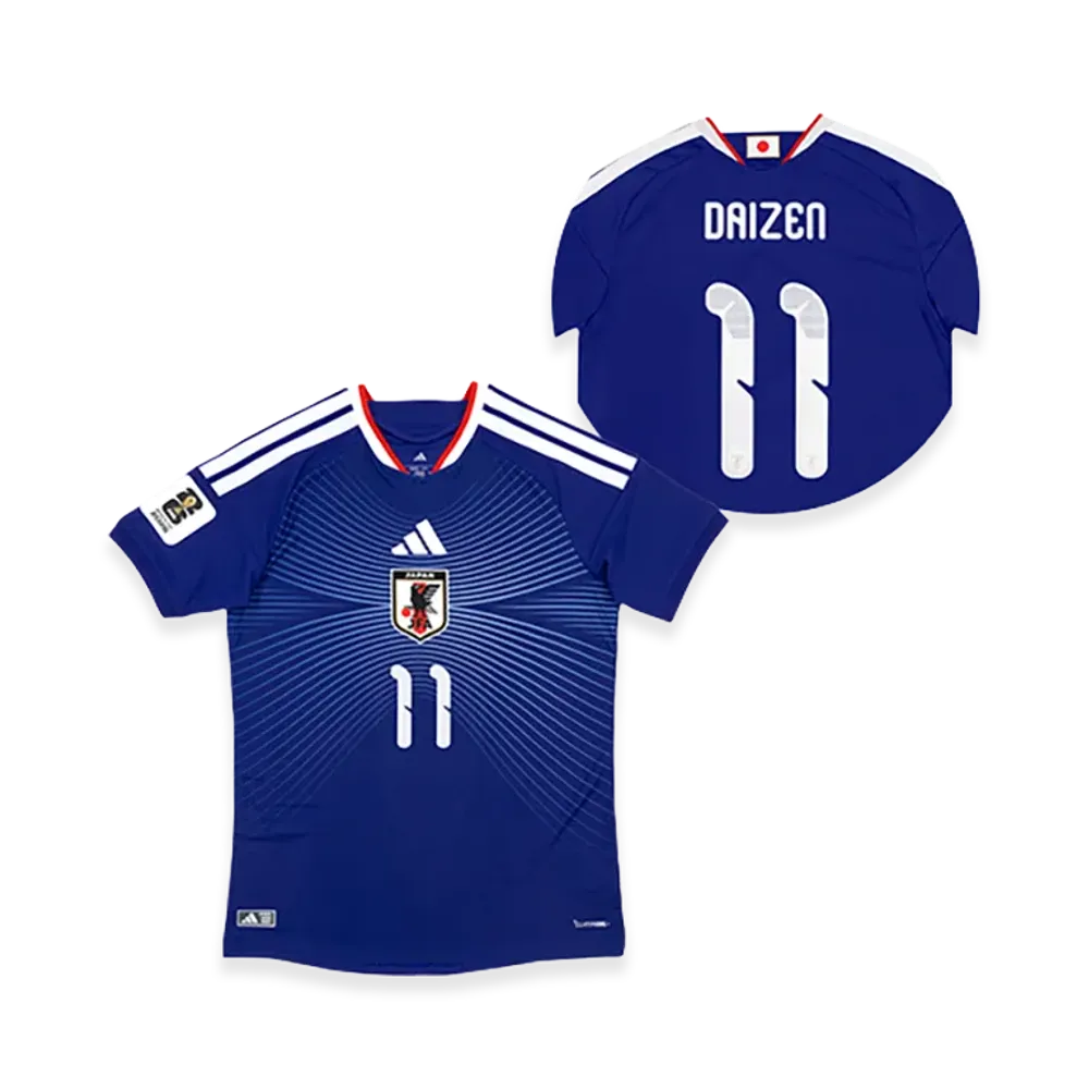adidas Soccer Japan 2026 Home Authentic Jersey "FIFA World Cup 26 Official Sleeve Badge" #11 Daizen Maeda "Japan Blue"