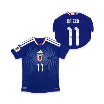 adidas Soccer Japan 2026 Home Authentic Jersey "FIFA World Cup 26 Official Sleeve Badge" #11 Daizen Maeda "Japan Blue"