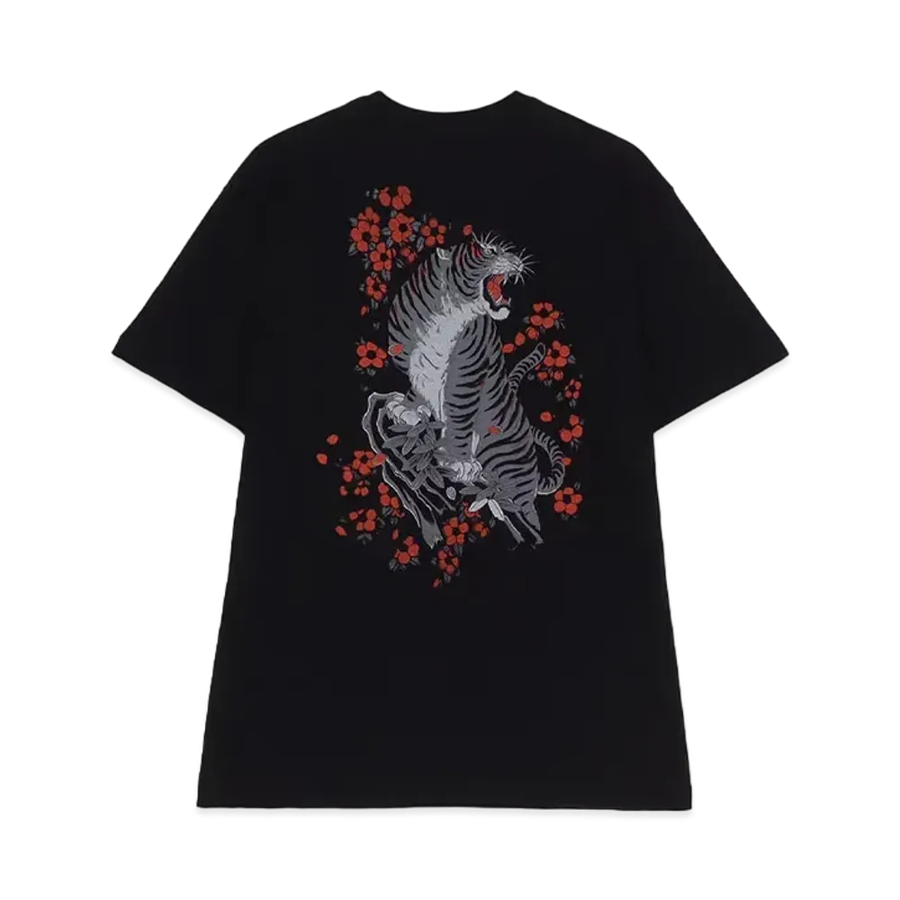 WILDSIDE Yohji Yamamoto x Ryu Ga Gotoku Studio Short Sleeve T-shirt (Tora) "Black"