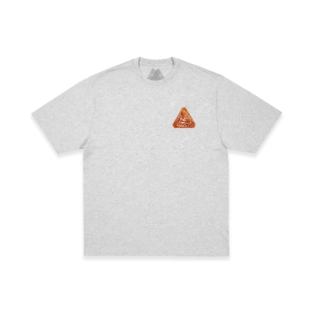 PALACE Hong Kong T Shirt "Grey Marl"