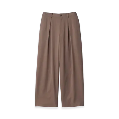 ssstein Easy Wide Trousers "Dark Beige"