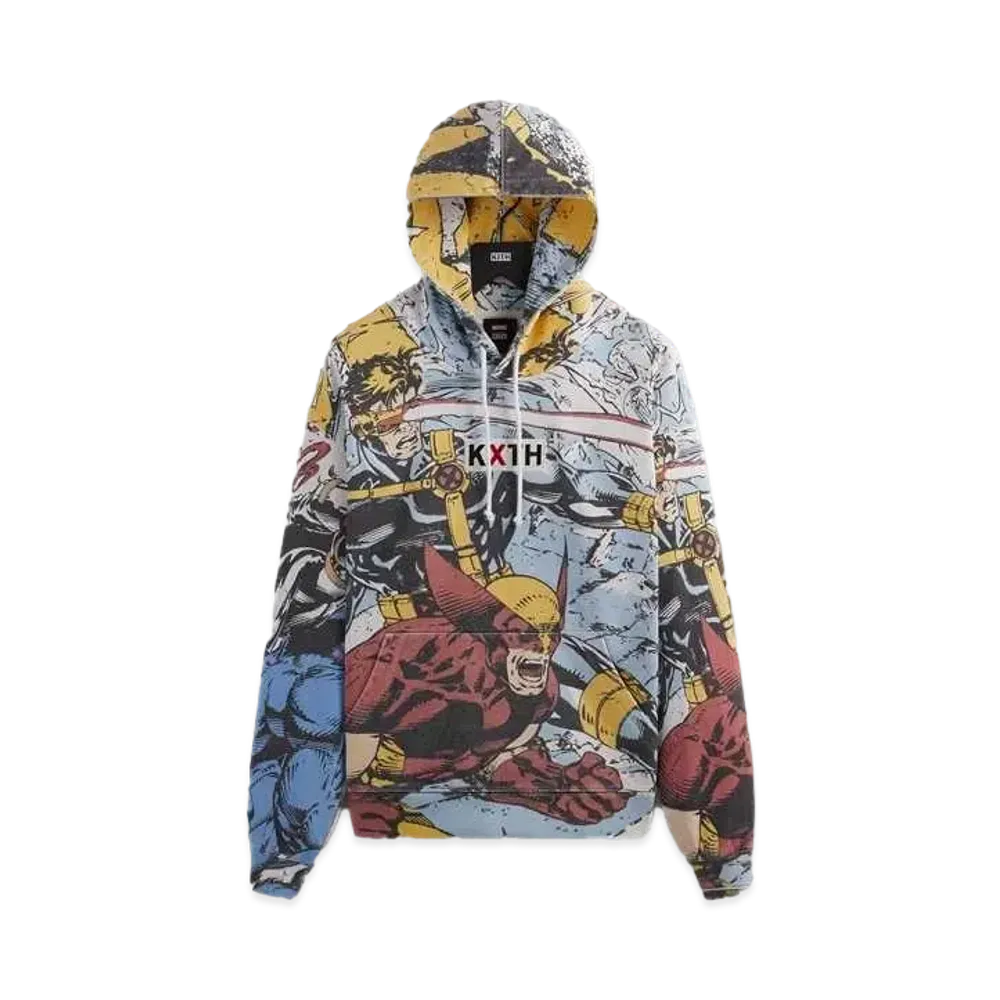 Kith x Marvel X-Men Battle Hoodie "White"