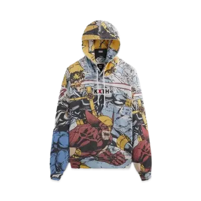 Kith x Marvel X-Men Battle Hoodie "White"