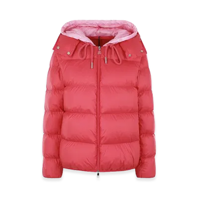 MONCLER Women's Droniers Short Down Jacket "Red"