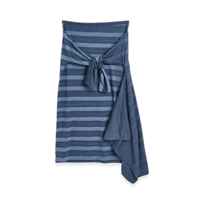 OUR LEGACY Women's Sash Skirt "70S Jersey Wave Plisse"