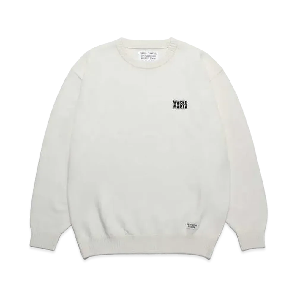 WACKO MARIA Classic Knit Sweater "White"