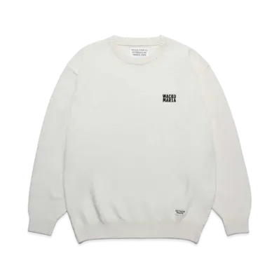 WACKO MARIA Classic Knit Sweater "White"