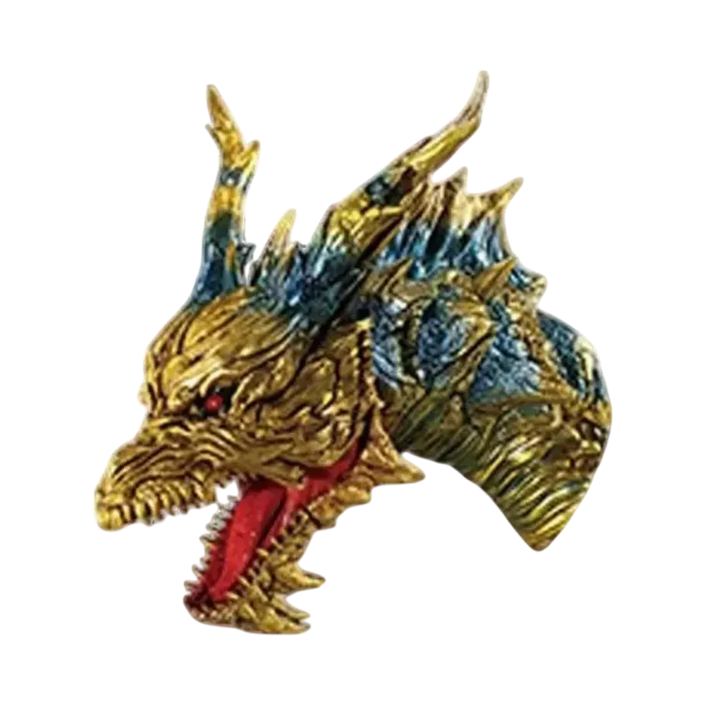 BANDAI "Ichiban Kuji" -Godzilla 70th Anniversary- E Prize Monster Head Magnet Keizer Ghidorah