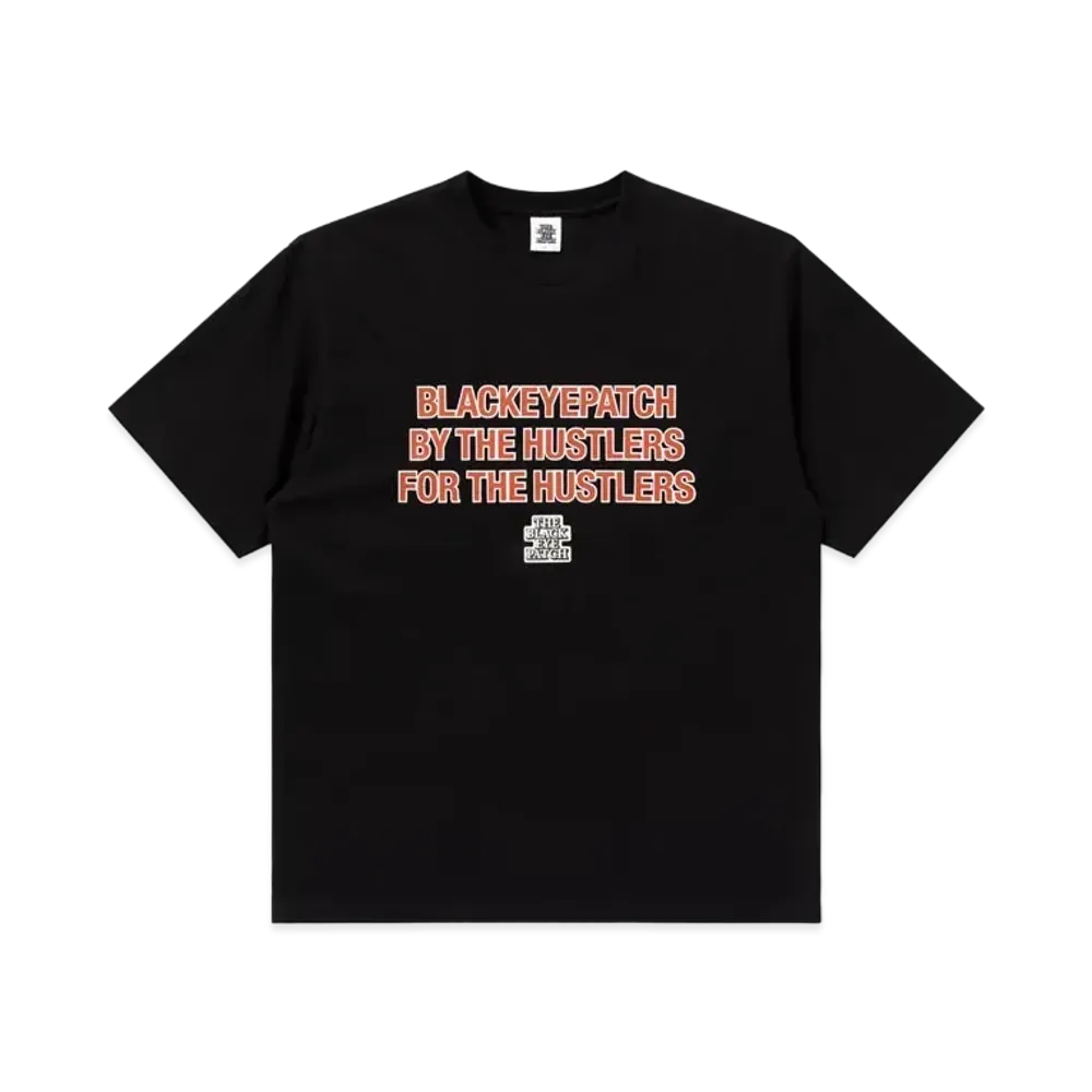 Black Eye Patch Hustler's Statement Tee "Black"